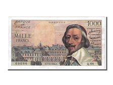 France, 1000 Francs, 1 000 F 1953-1957 ''Richelieu'', 1954, KM #134a,...