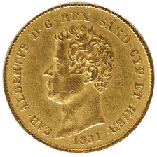 Charles Albert (1891-1849), Italie, 20 Lire Tête d'Aigle