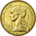 Moneda, Somalia francesa, 10 Francs, 1965, Paris, FDC, Aluminio - bronce