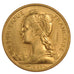 Djibouti, 20 Francs, 1968, MS(65-70), Aluminium-Bronze, Lecompte #64, 4.01
