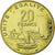 Münze, Dschibuti, 20 Francs, 1977, STGL, Aluminium-Bronze, KM:E5