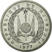Moneta, Dżibuti, Franc, 1977, MS(65-70), Aluminium, KM:E1