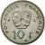 Munten, Frans Polynesië, 10 Francs, 1967, FDC, Nickel, Lecompte:67