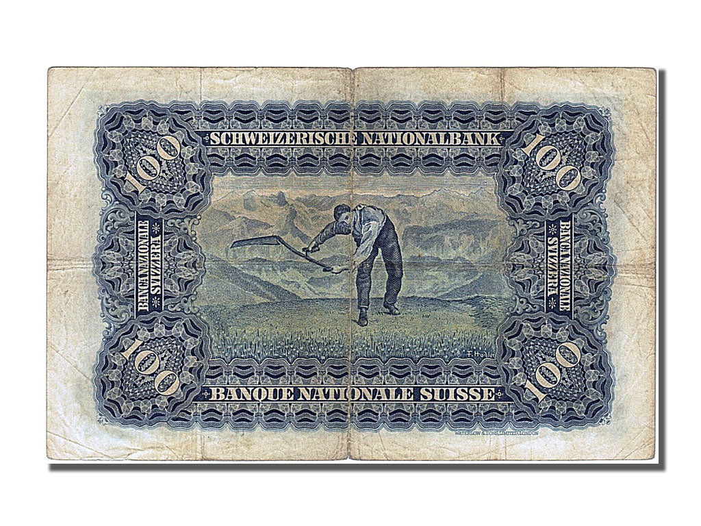 Banknote, Switzerland, 100 Franken, 1934, 1934-07-19, EF(40-45)