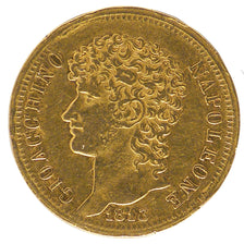 Italy, 40 Lire, 1813, Neapolis, EF(40-45), Gold, 12.84