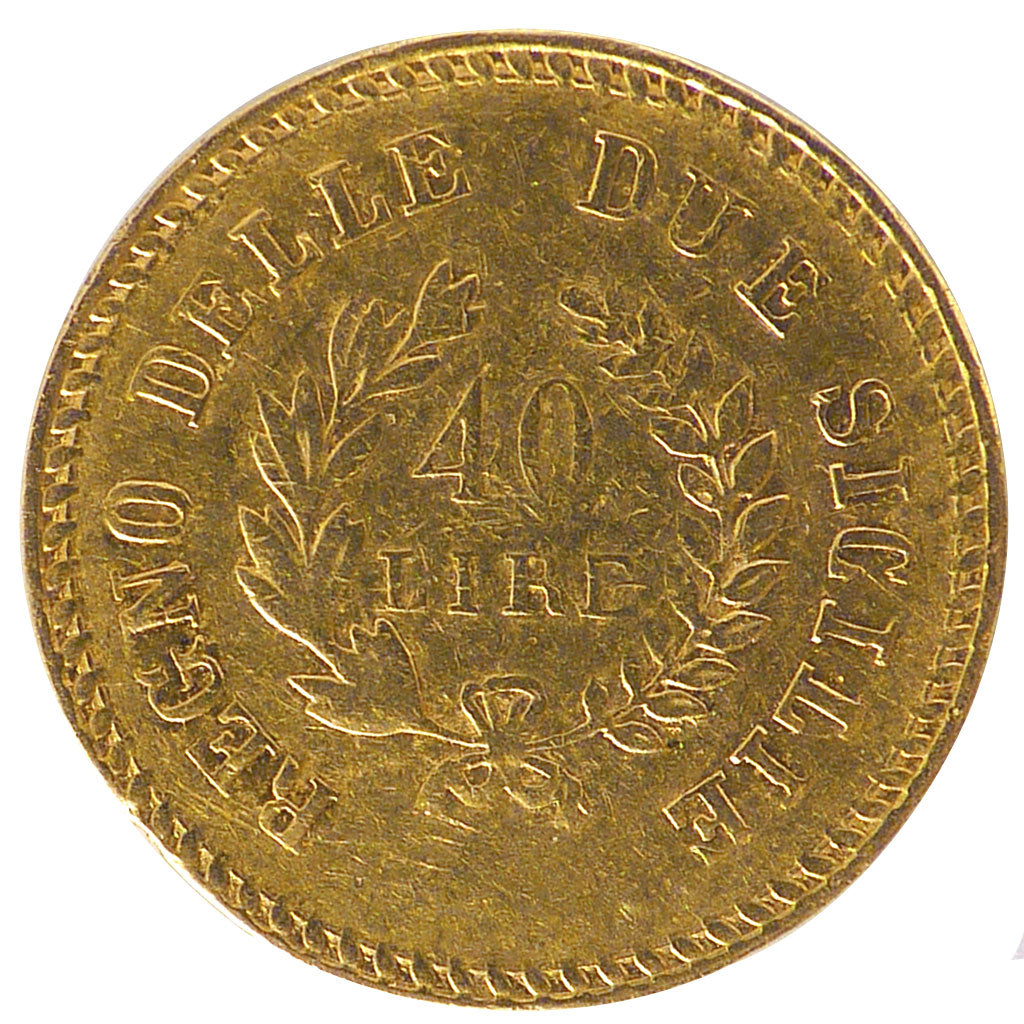 Italy, 40 Lire, 1813, Neapolis, EF(40-45), Gold, 12.84
