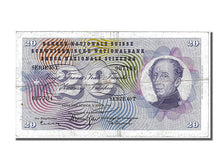 Switzerland, 20 Franken, 1964, KM #46k, 1961-10-26, AU(50-53), 40T