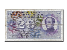 Switzerland, 20 Franken, 1969, KM #46q, 1969-01-15, VF(30-35), 65I