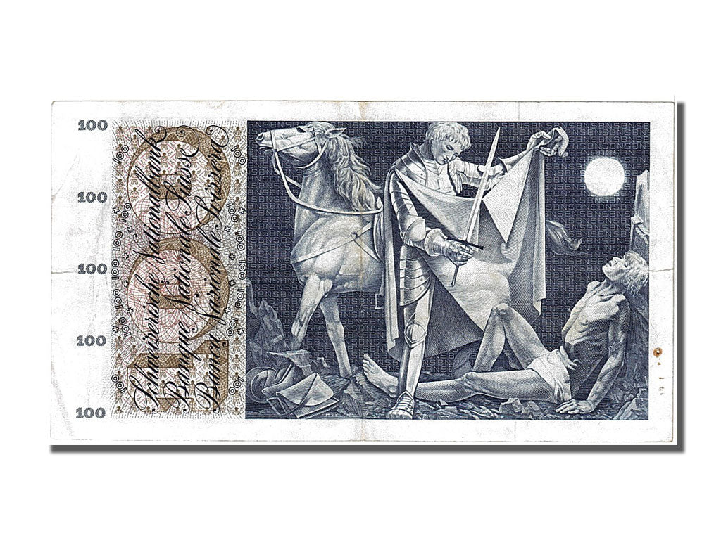 Banknote, Switzerland, 100 Franken, 1963, 1963-03-28, AU(50-53)