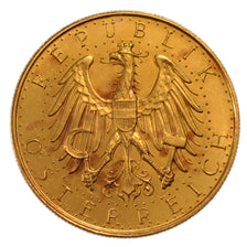 Austria, 100 Schilling, 1931, Vienne, KM #2842, AU(55-58), Gold, 23.62