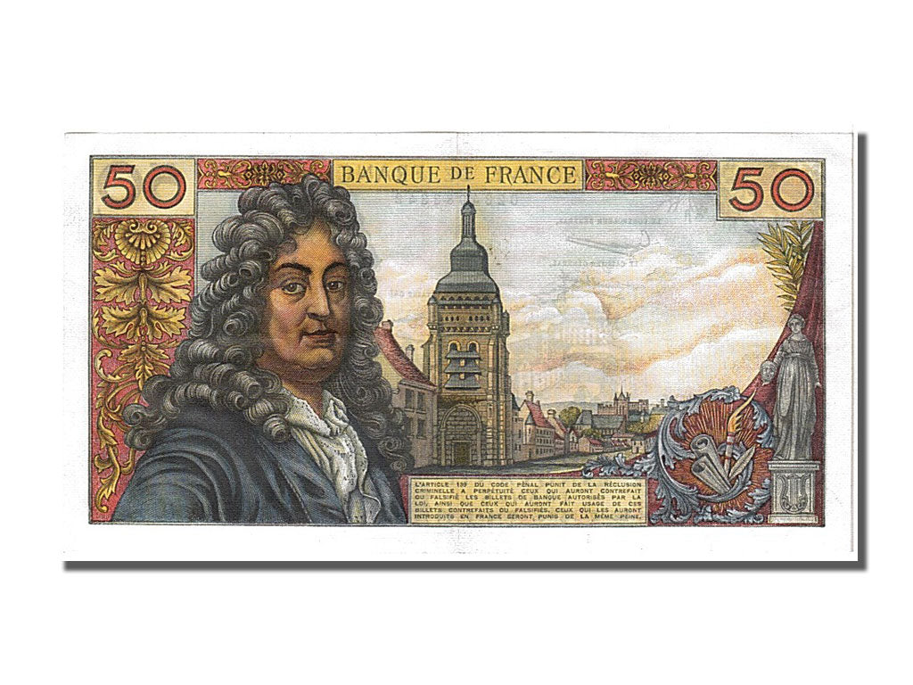 France, 50 Francs, 50 F 1962-1976 ''Racine'', 1965, KM #148a, 1965-03-04,...