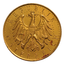 Austria, 100 Schilling, 1934, Vienne, KM #2842, AU(55-58), Gold, 23.58