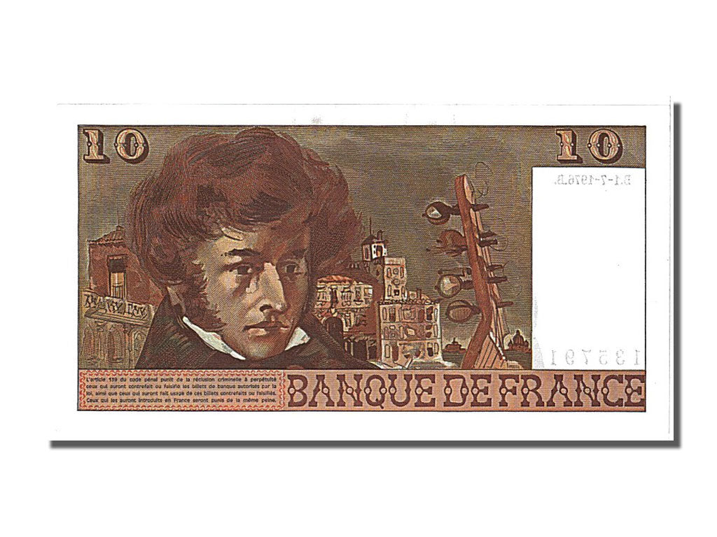 France, 10 Francs, 10 F 1972-1978 ''Berlioz'', 1976, KM #150c, 1976-07-01,...