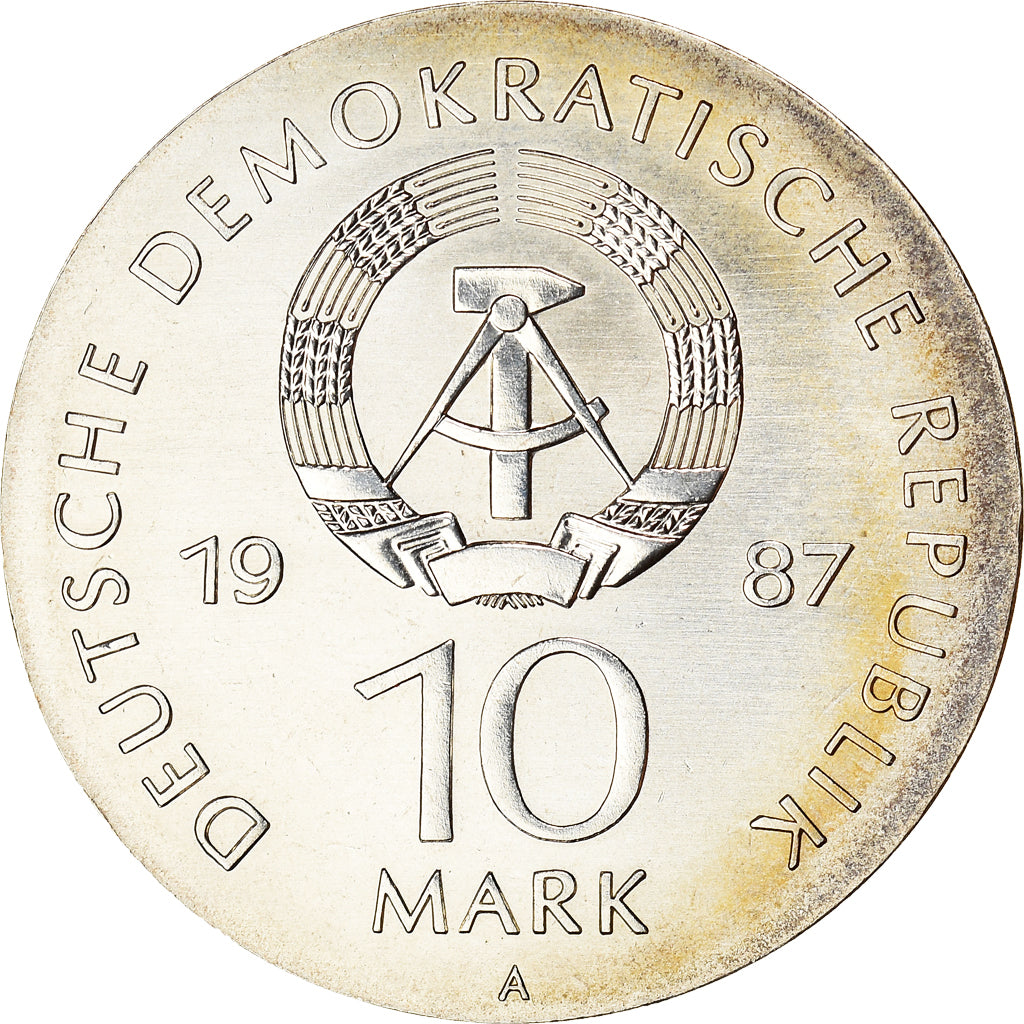Coin, GERMAN-DEMOCRATIC REPUBLIC, Schauspielhaus Berlin, 10 Mark, 1987, Berlin