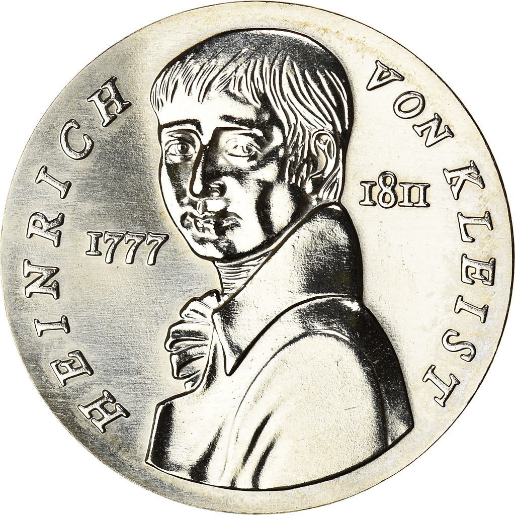 Coin, GERMAN-DEMOCRATIC REPUBLIC, Heinrich von Kleist, 5 Mark, 1986, Berlin