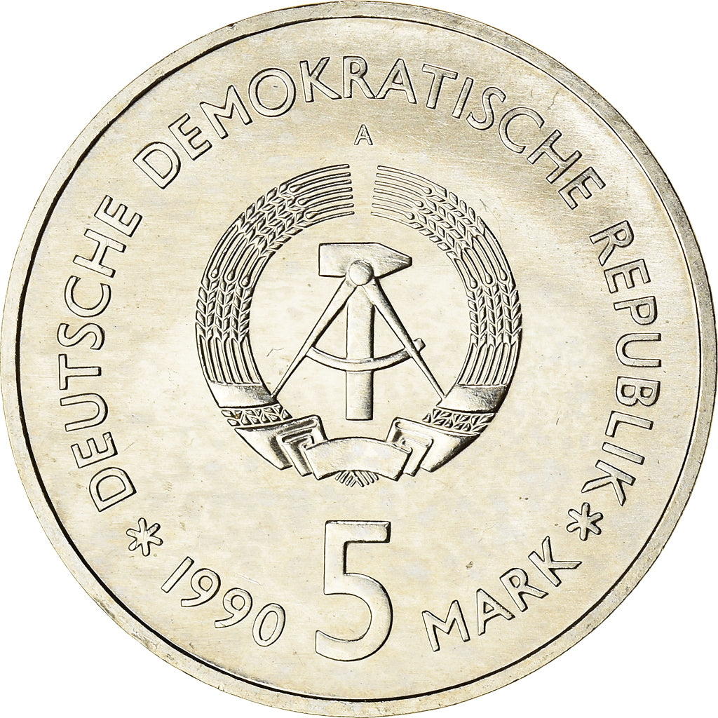 Coin, GERMAN-DEMOCRATIC REPUBLIC, Zeughaus Museum in Berlin, 5 Mark, 1990