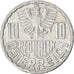 Coin, Austria, 10 Groschen, 1974, Vienna, VF(30-35), Aluminum, KM:2878