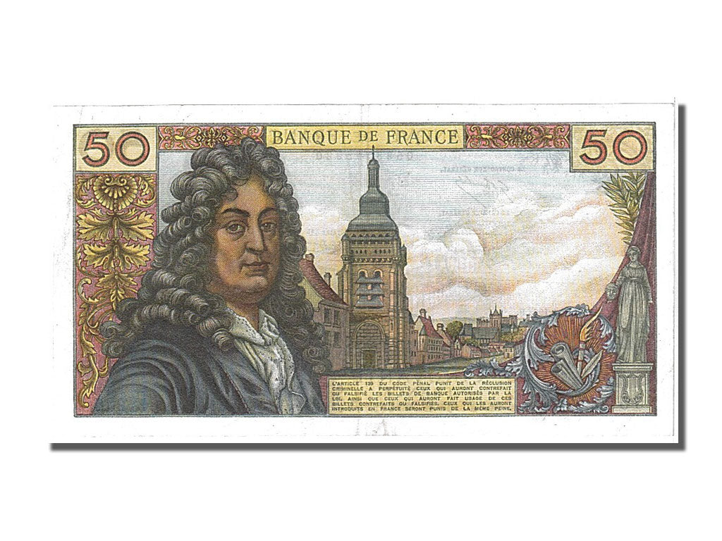 France, 50 Francs, 50 F 1962-1976 ''Racine'', 1973, KM #148d, 1973-11-08,...