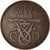 Munten, Denemarken, Frederik VIII, 5 Öre, 1907, Copenhagen, ZF, Bronzen, KM:806