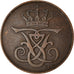 Moneta, Danimarca, Frederik VIII, 5 Öre, 1907, Copenhagen, BB, Bronzo, KM:806