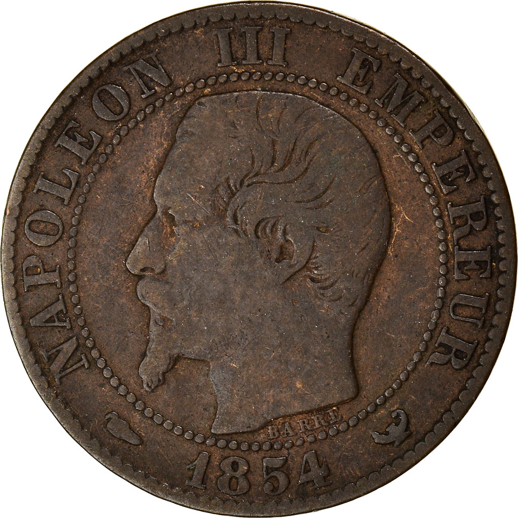 Moneta, Francia, Napoleon III, Napoléon III, 5 Centimes, 1854, Lille, MB