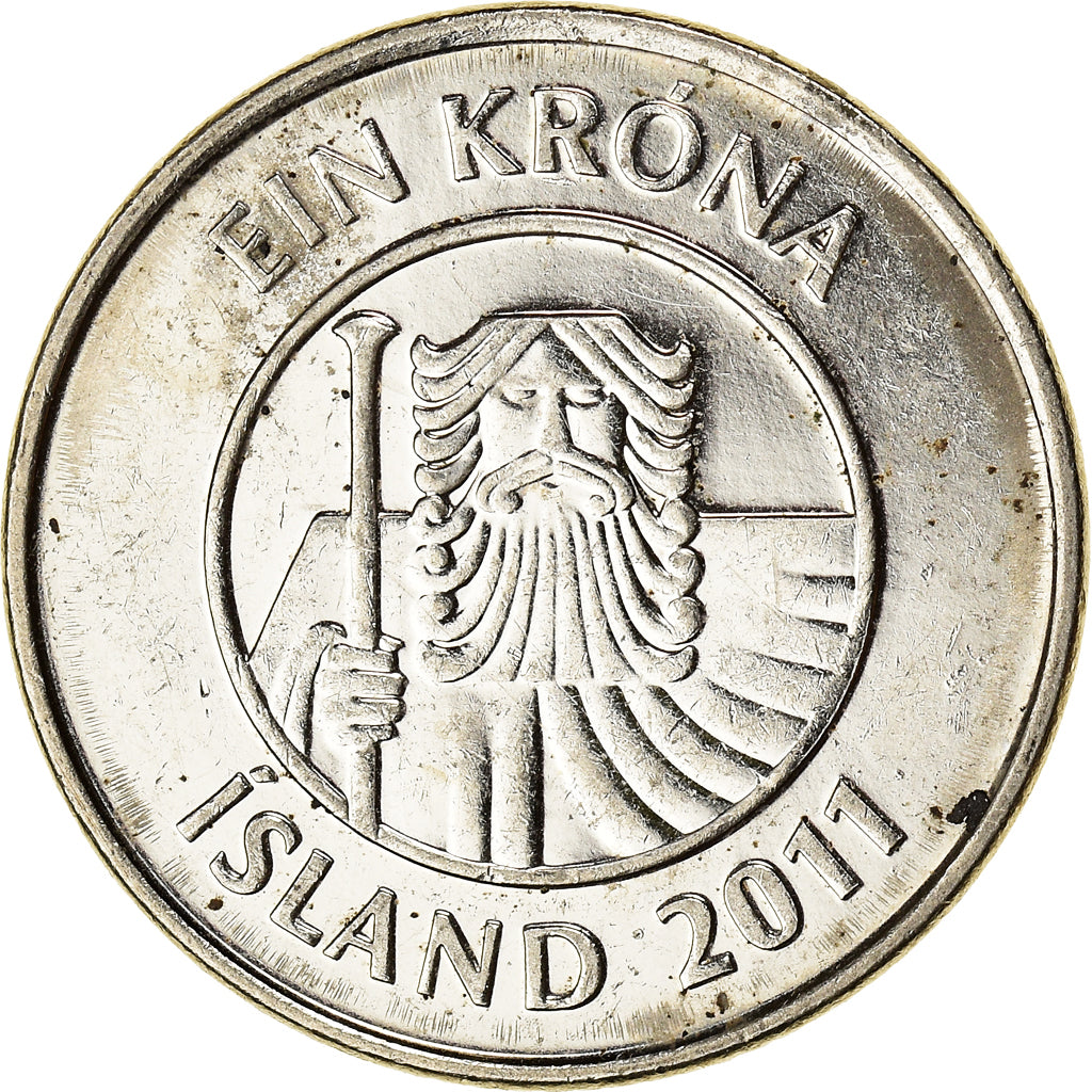 Coin, Iceland, Krona, 2011, VF(30-35), Nickel plated steel, KM:27A
