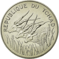 Moneta, Ciad, 100 Francs, 1975, Paris, FDC, Nichel, KM:E5