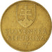 Moneda, Eslovaquia, 10 Koruna, 1993, BC+, Aluminio - bronce, KM:11