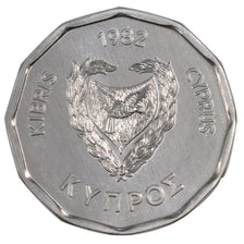 CYPRUS, 5 Mils, 1982, KM #50.2, MS(65-70), Aluminum, 20, 1.25