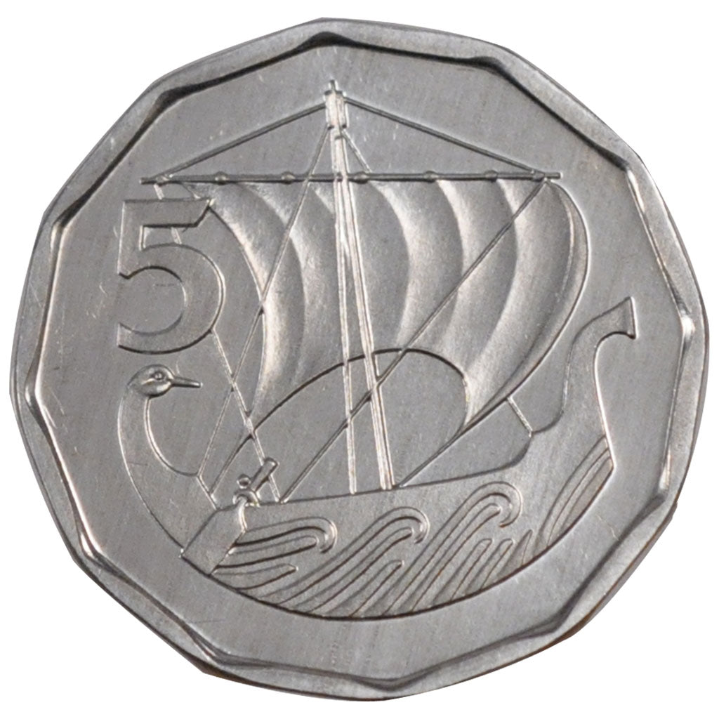 CYPRUS, 5 Mils, 1982, KM #50.2, MS(65-70), Aluminum, 20, 1.25
