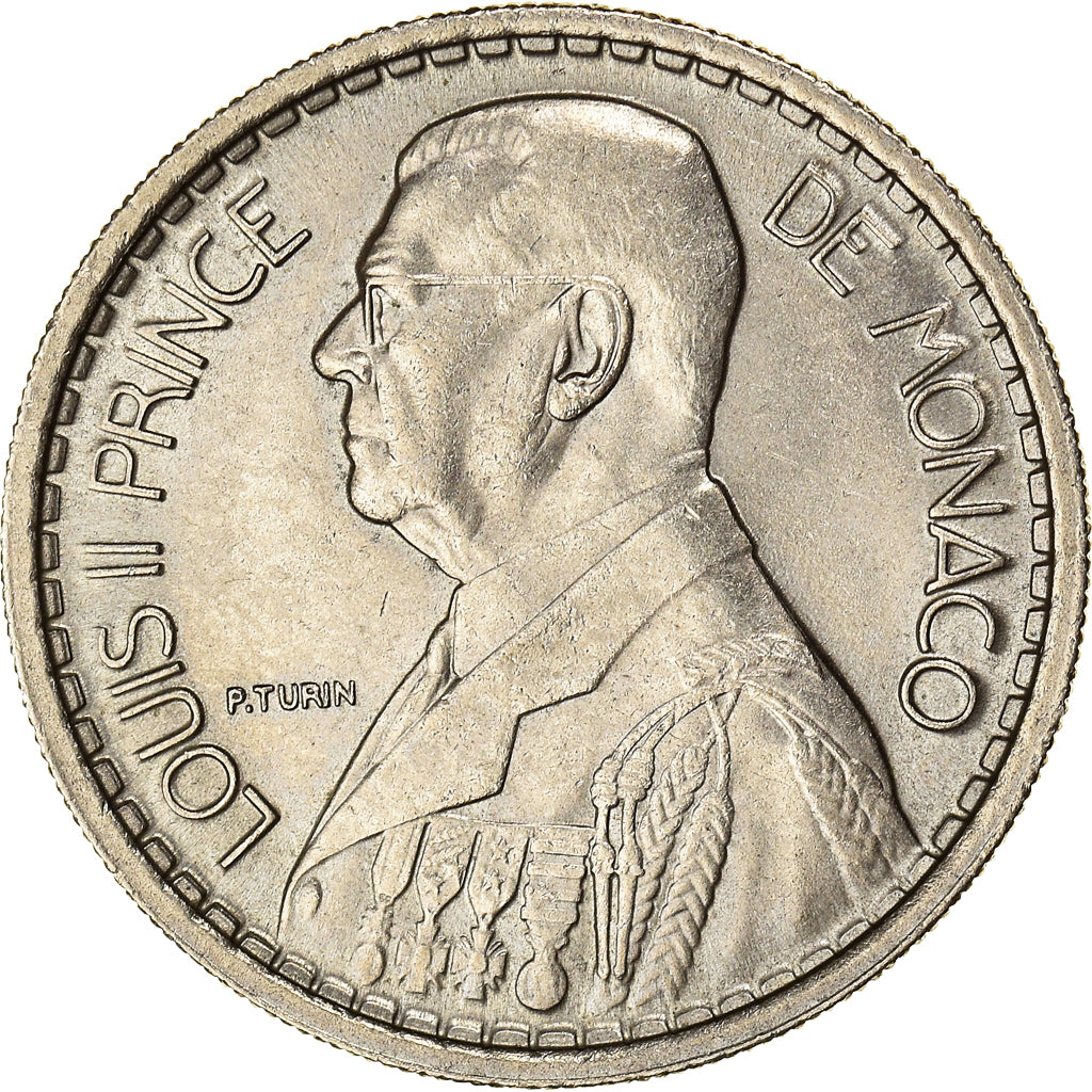 Moneta, Monaco, Louis II, 10 Francs, 1946, Paris, BB+, Rame-nichel, KM:123