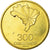 Moneta, Brazylia, 300 Cruzeiros, 1972, MS(65-70), Mosiądz, KM:Pr7