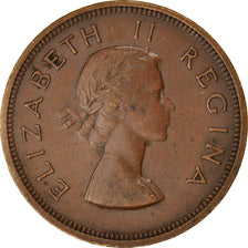 Coin, South Africa, Elizabeth II, Penny, 1956, EF(40-45), Bronze, KM:46