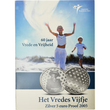 Pays-Bas, 5 Euro, 60th Anniversary of Liberation, 2005, Utrecht, 60th