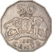 Coin, Swaziland, King Msawati III, 50 Cents, 1993, British Royal Mint