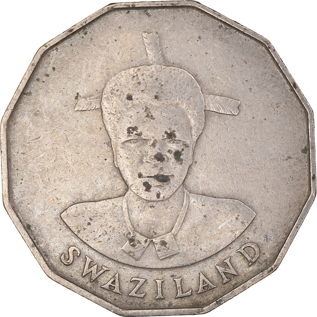 Coin, Swaziland, King Msawati III, 50 Cents, 1993, British Royal Mint