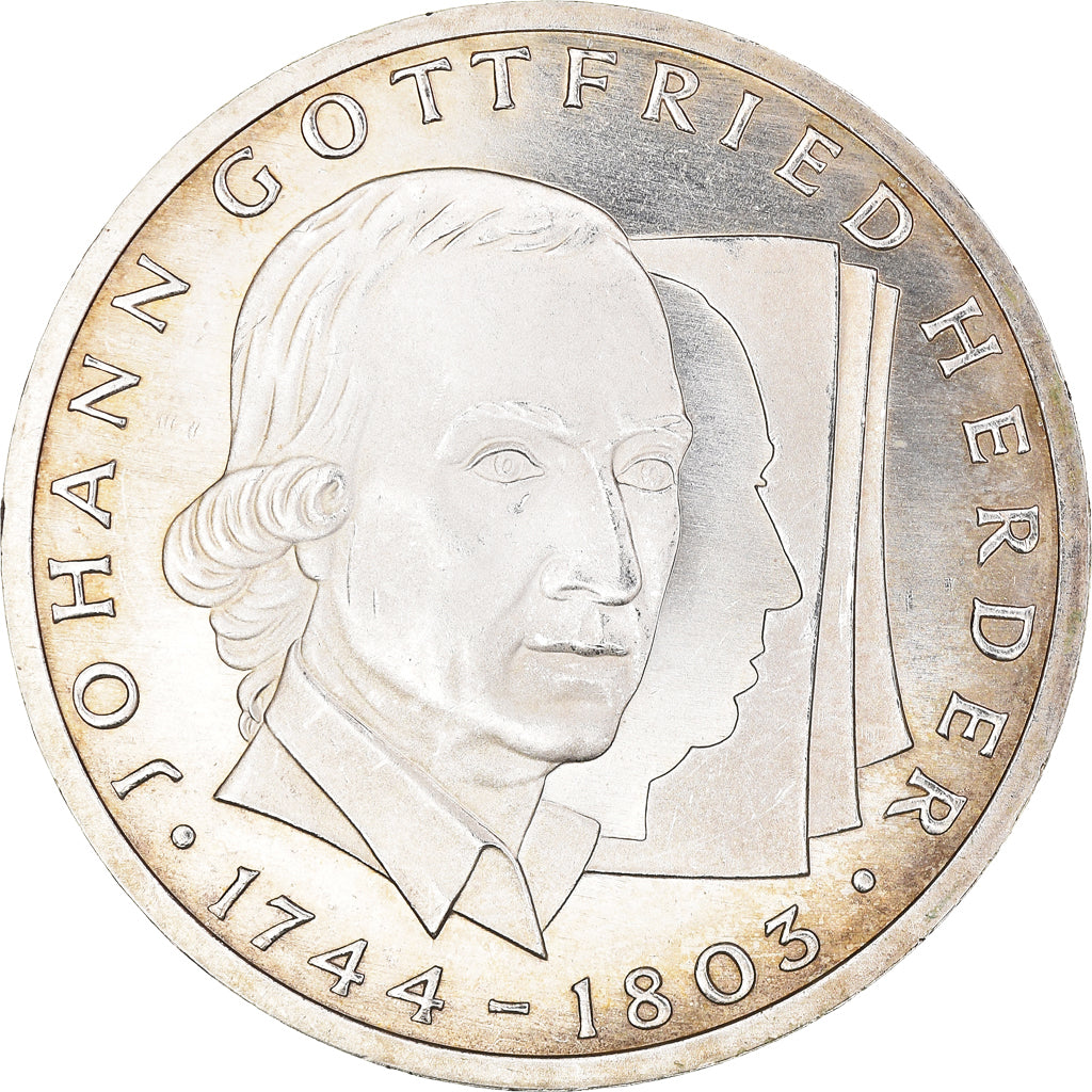 Moneda, ALEMANIA - REPÚBLICA FEDERAL, 250th Birth Anniversary- Johann Gottfried