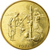 Coin, West African States, 10 Francs, 1981, MS(65-70), Brass, KM:E12