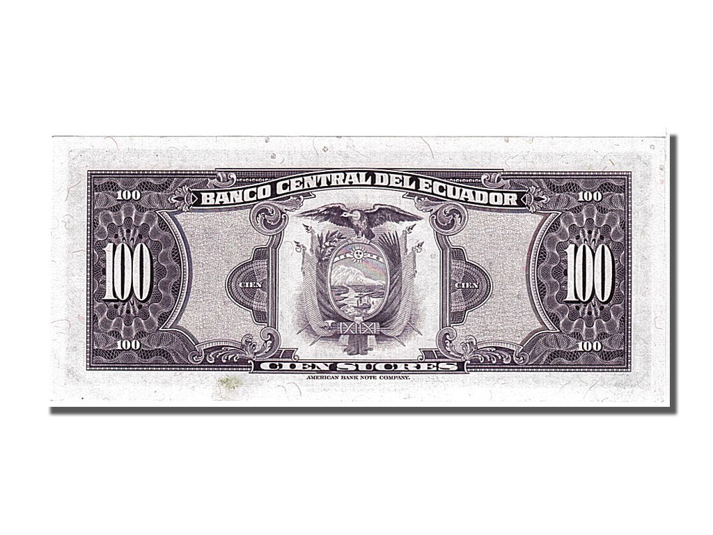 Ecuador, 100 Sucres, 1980, KM #112a, 1980-05-24, UNC(65-70), VI