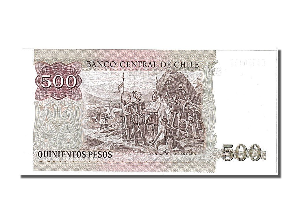 Chile, 500 Pesos, 1987, UNC(65-70), C