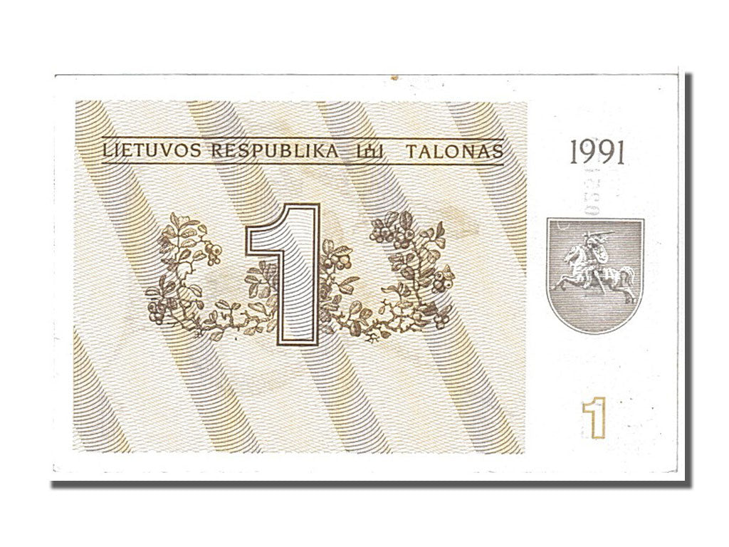 Lithuania, 1 (Talonas), 1991, KM #32a, UNC(63), BS