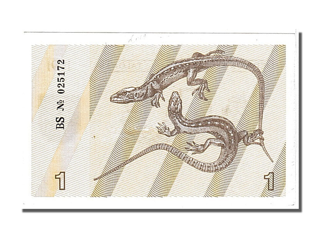 Lithuania, 1 (Talonas), 1991, KM #32a, UNC(63), BS