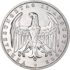 Münze, Deutschland, Weimarer Republik, 3 Mark, 1922, Berlin, VZ, Aluminium