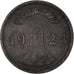 Moeda, ALEMANHA, REPÚBLICA DE WEIMAR, 2 Rentenpfennig, 1924, Stuttgart