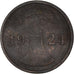 Coin, GERMANY, WEIMAR REPUBLIC, 2 Rentenpfennig, 1924, Hambourg, VF(20-25)