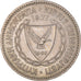Coin, Cyprus, 100 Mils, 1971, EF(40-45), Copper-nickel, KM:42