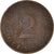 Coin, GERMANY - FEDERAL REPUBLIC, 2 Pfennig, 1964, Karlsruhe, VF(20-25), Bronze