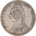 Coin, Great Britain, Victoria, 1/2 Crown, 1889, VF(20-25), Silver, KM:764