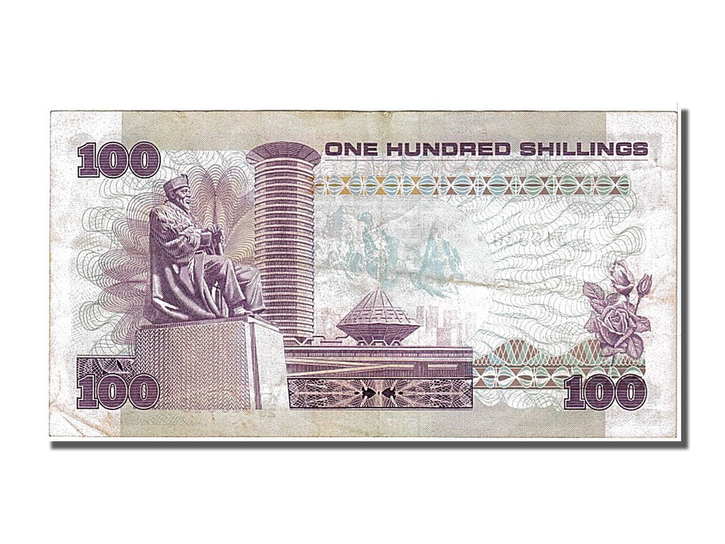Banknote, Kenya, 100 Shillings, 1984, 1984-07-01, AU(55-58)