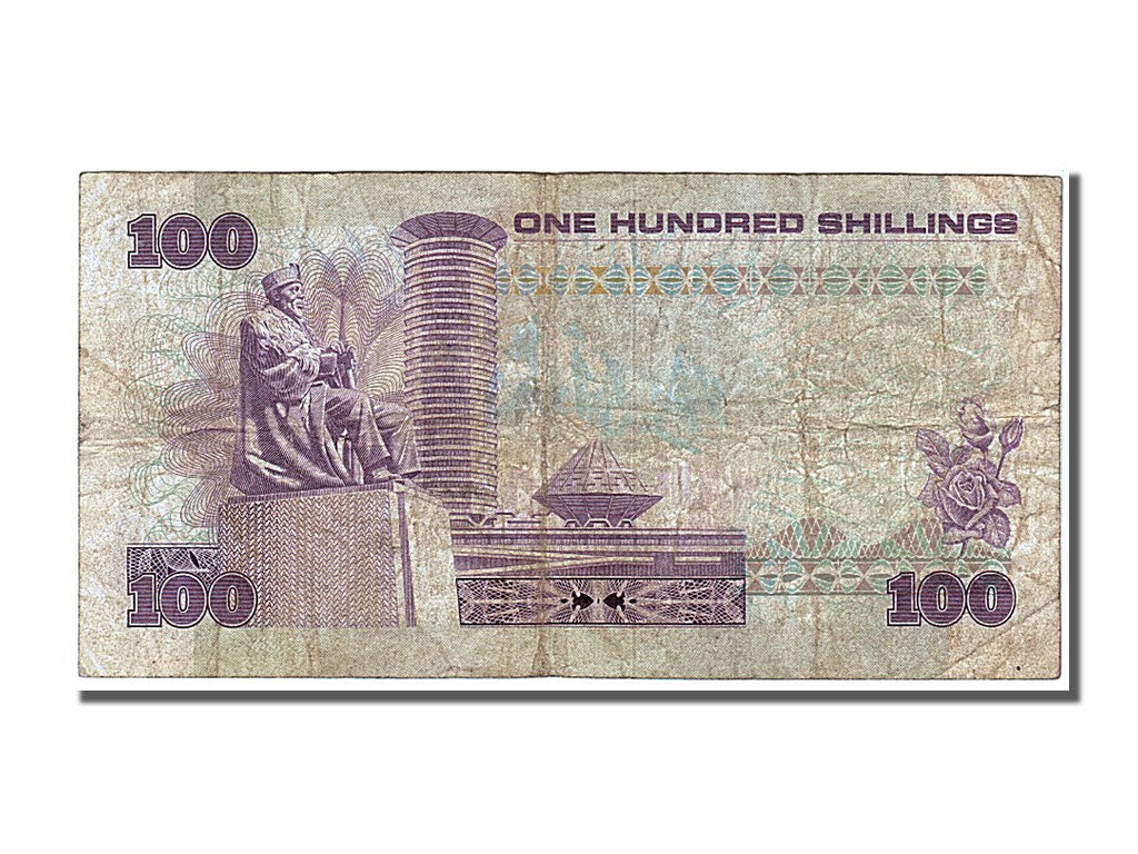 Kenya, 100 Shillings, 1986, KM #23d, 1986-09-14, EF(40-45), E76